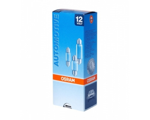 Автолампа ук. OSRAM 6411-02B C5W 41mm 12V SV8.5-8 10X2 Blister Автолампа ук. OSRAM 6411-02B C5W 41mm 12V SV8.5-8 10X2 Blister