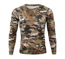 Тактичний лонгслів Lesko A659 3XL Camouflage CP Зелений (4254-75767)
