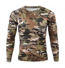 Тактичний лонгслів Lesko A659 3XL Camouflage CP Зелений (4254-75767)