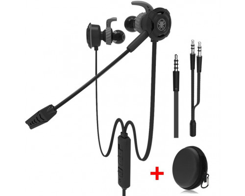 Ігрові навушники зі знімним мікрофоном Plextone G30 Black гарнітура/аудіо адаптер 2х3.5 мм/кейс Ігрові навушники зі знімним мікрофоном Plextone G30 Black гарнітура/аудіо адаптер 2х3.5 мм/кейс