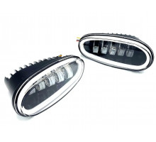 Комплект протитуманних LED фар AllLight для Daewoo 5 лінз 50W 2 шт