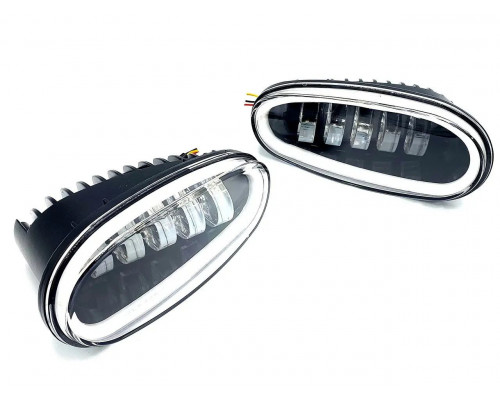 Комплект протитуманних LED фар AllLight для Daewoo 5 лінз 50W 2 шт Комплект протитуманних LED фар AllLight для Daewoo 5 лінз 50W 2 шт