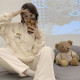Жіноча піжама Lesko 305 Bear L White-Brown