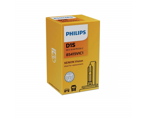 Автолампа ксенон PHILIPS 85415VIC1 D1S 85V 35W PK32d-2 Vision Автолампа ксенон PHILIPS 85415VIC1 D1S 85V 35W PK32d-2 Vision