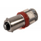 Світлодіодна лампа AllLight T 8.5 5 діодів 5050 BA9S 12V RED