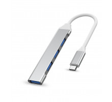 Адаптер Перехідник GT Type-C 3.1 на USB 3.0 для MacBook iMac Bodasan Gray (W050722)