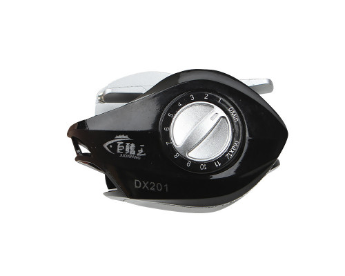 Котушка рибальська мультиплікаторна Juqiwang DX 201 Black-Silver Left 13558-85980
