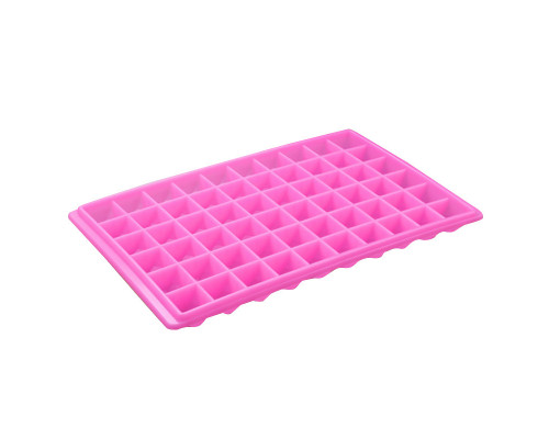 Форма для льоду Lesko A245 Pink на 60 кубиків Форма для льоду Lesko A245 Pink на 60 кубиків