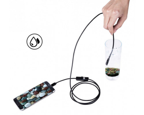 Цифровий ендоскоп ZCF USB/micro USB з підсвічуванням з кабелем 2 м (HbP8745)