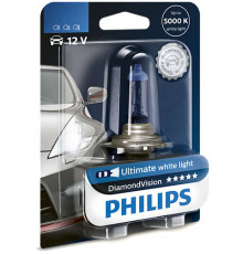 Автолампа PHILIPS 12336DVB1 H3 55W 12V PK22 DiamondVision 1pcs. blister