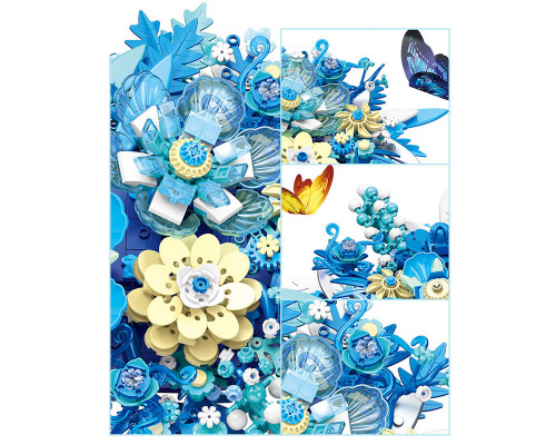 3D-конструктор Jie Star 9045 Dried Flower Decoration 917 деталей 13213-84637