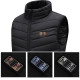 Жилетка з підігрівом Lesko M01-9S 2XL Black