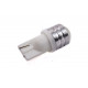 Світлодіодна лампа AllLight T10 1 діод LAS 2W W2, 1x9, 5d 12V з лінзою