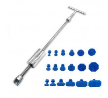 Молоток зворотний для витягування вм'ятин CARP з грибками 18 шт Сріблястий (C051050)