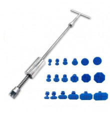 Молоток зворотний для витягування вм'ятин CARP з грибками 18 шт Сріблястий (C051050)