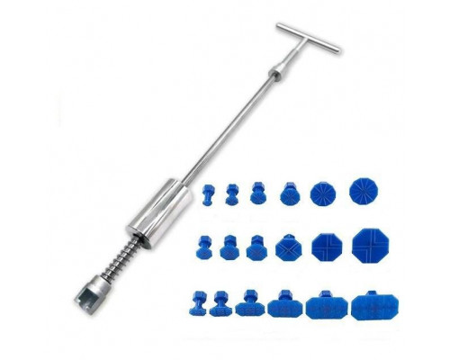 Молоток зворотний для витягування вм'ятин CARP з грибками 18 шт Сріблястий (C051050)