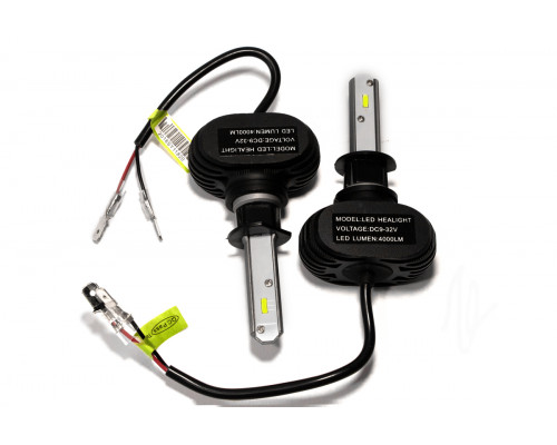Комплект LED ламп HeadLight S1 H3 6000K 4000lm з радіатором Комплект LED ламп HeadLight S1 H3 6000K 4000lm з радіатором