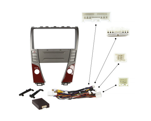 Штатний комплект Lesko для Lexus ES 350 2006-2012 9 Рамка canbus (1234-281) Штатний комплект Lesko для Lexus ES 350 2006-2012 9 Рамка canbus (1234-281)