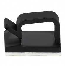 Органайзер фіксатор кабелю Captain тримач для дроту самоклейний 3M XM 20 шт Чорний (hub_3jng3f)