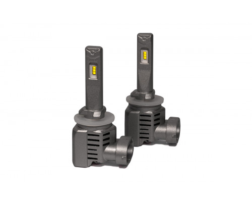Комплект LED ламп HeadLight M3 H27 (PGJ13) 27W 9-32V 6000K з активним охолодженням Комплект LED ламп HeadLight M3 H27 (PGJ13) 27W 9-32V 6000K з активним охолодженням