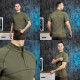 Тактична футболка Lesko A426/A341 Green XXXL