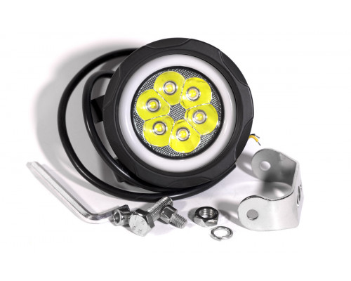 Світлодіодна фара AllLight JR-18W/АГ White стробоскоп Світлодіодна фара AllLight JR-18W/АГ White стробоскоп