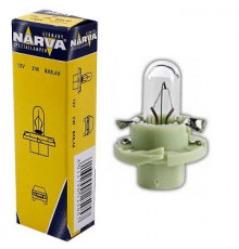 Автолампа ук. NARVA 17054 12V 2W BX8,4D LIGHT GREEN