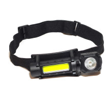 Ліхтар акумуляторний налобний HeadLight WJ-988 3W+COB3W