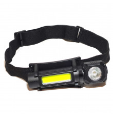 Ліхтар акумуляторний налобний HeadLight WJ-988 3W+COB3W