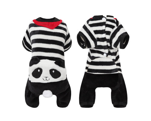 Костюм для собак Taotaopets Panda XS Чорно-білий (6220-20431) Костюм для собак Taotaopets Panda XS Чорно-білий (6220-20431)