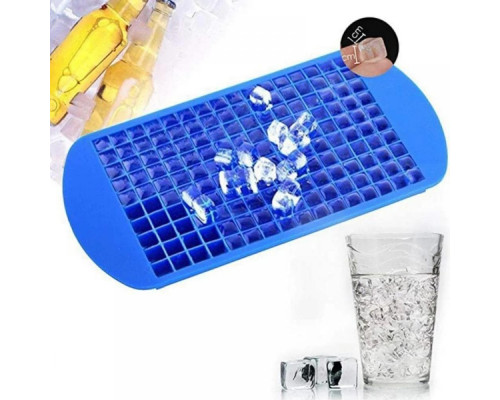 Набір силіконових форм для льоду Ice Кубики 160 комірок 23х12 см 2 шт Червоно-синій (C051361-51362)