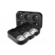 Форма для льоду силіконова Ice Куля 6 комірок 18,5x12,5x4,6 см Чорний (C051355)