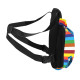 Рюкзак-кенгуру для тварин Lesko DT834 Rainbow M перенесення котам собакам