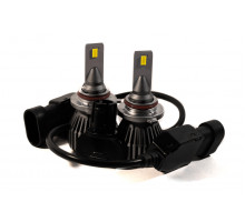 Комплект LED ламп HeadLight F1X HB3 (P20d) 52W 12V 8400Lm з активним охолодженням (збільшена світловіддача)