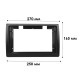 Перехідна рамка 9 Lesko Fiat Stilo 2001-2007 (5302)