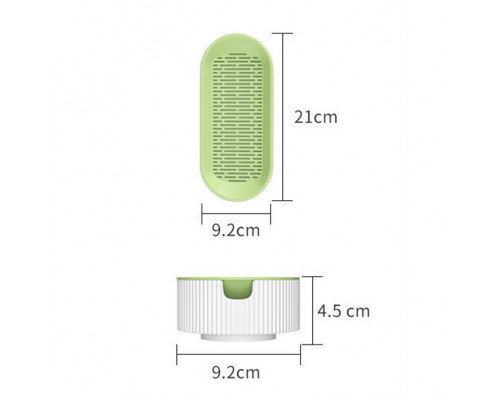 Лоток для котячої трави Lesko DT-883 Green Лоток для котячої трави Lesko DT-883 Green