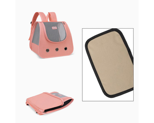 Рюкзак-перенесення для котів MoorPet 257711 31х30 см Peach 12982-84061