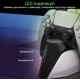 Зарядка для джойстика PS5 BebonCool для PlayStation 5 PS5 DualSense на 2 геймпади з LED підсвічуванням P5 Білий