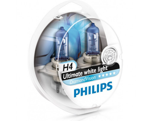 Автолампа PHILIPS 12342DVSP H4 60/55W 12V P43t Diamond Vision Автолампа PHILIPS 12342DVSP H4 60/55W 12V P43t Diamond Vision