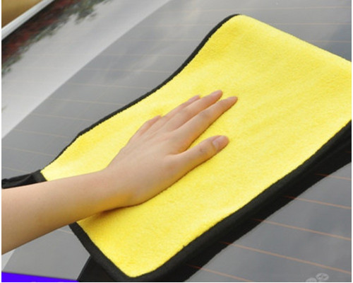 Набір мікрофібри двосторонньої iBlue 30х30 см 5 шт Жовто-сірий (С050523-5)