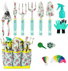 Набір садовий Lesko CG-YLT-7813 13 предметів із сумкою для саду городу грядки клумби