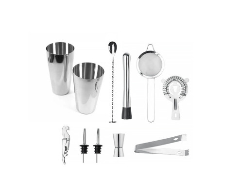 Набір для бару Youchen MC-11 700/600 мл 11 предметів Хром (13385-86830)