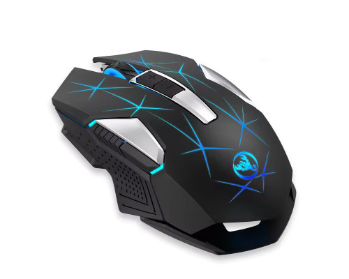 Мышь беспроводная с аккумулятором HXSJ T300 2.4 G Hz Black Мышь беспроводная с аккумулятором HXSJ T300 2.4 G Hz Black