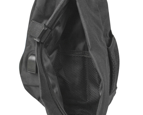 Рюкзак на одне плече No Brand 905 32х22 см Black 13056-84488