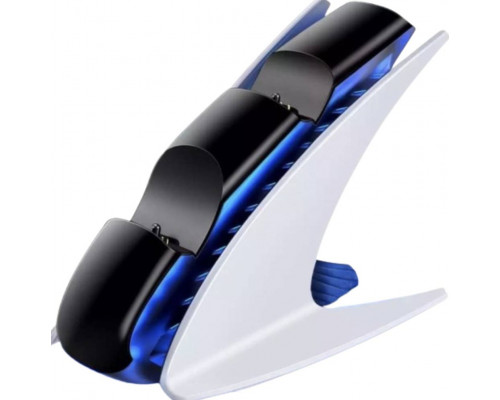 Зарядка для джойстика PS 5 Dobe Станція для PlayStation 5 PS 5 DualSense dualsense edge на 2 геймпади Білий Зарядка для джойстика PS 5 Dobe Станція для PlayStation 5 PS 5 DualSense dualsense edge на 2 геймпади Білий