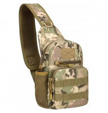 Рюкзак тактичний на одне плече Aokali Outdoor A14 20L Camouflage CP
