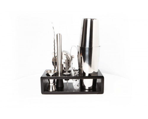 Набір для бару з підставкою Youchen MC-H10 700/600 мл 10 предметів Хром (2642832303)