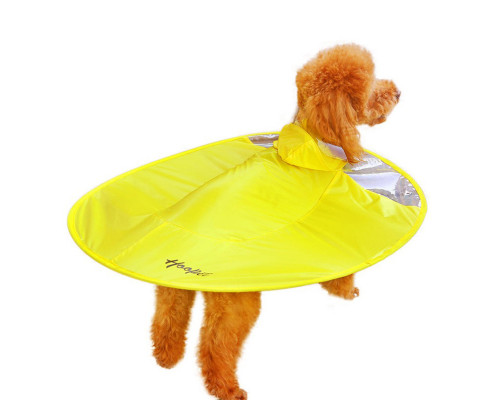 Дощовик для собак Hoopet HY-1555 XXL Жовтий (5295-17323) Дощовик для собак Hoopet HY-1555 XXL Жовтий (5295-17323)