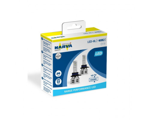 Комплект діодних ламп Narva 18044 HIR2 12/24v 6500K X2 24W RPL Range Performance Комплект діодних ламп Narva 18044 HIR2 12/24v 6500K X2 24W RPL Range Performance
