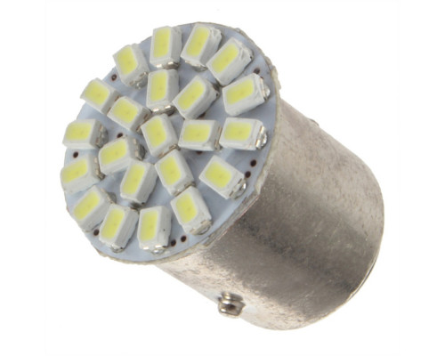 Світлодіодна лампа AllLight T25 22 діода 1206 1156 BA15S 24V WHITE Світлодіодна лампа AllLight T25 22 діода 1206 1156 BA15S 24V WHITE
